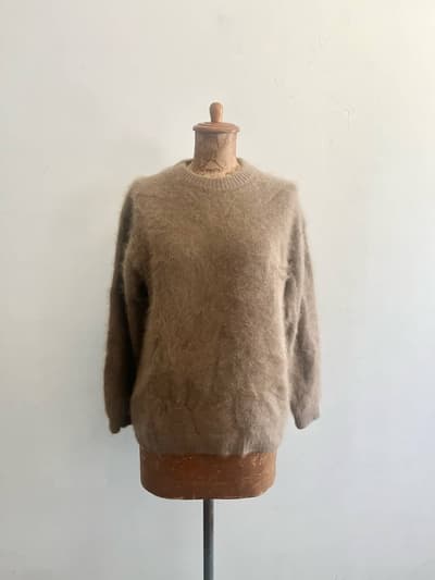 MORRIS&SONS　モヘアニット　キャメル　サイズ0 画像1