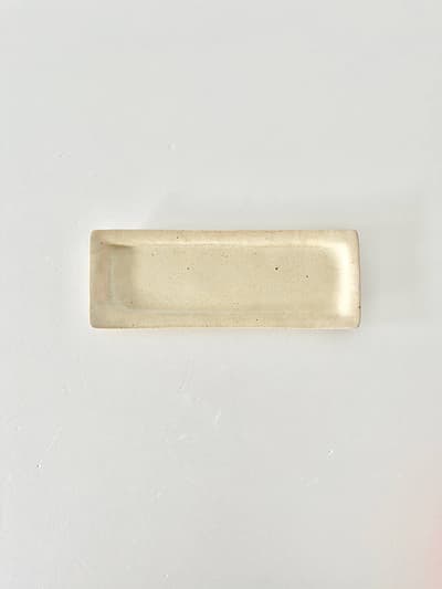 【美品】寺嶋綾子　26cm長皿　１ 画像1
