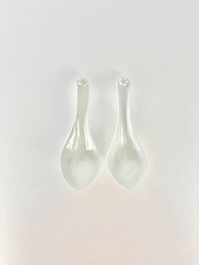 【美品】五十嵐元次　レンゲ　大　２本セット 画像1