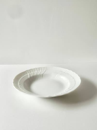 【美品】Richard Ginori　ベッキオジノリホワイト　スーププレート　23.5㎝ 画像1