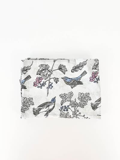 【美品】Bergamot　Friendshill　花　鳥　カーテン　180・110 画像1