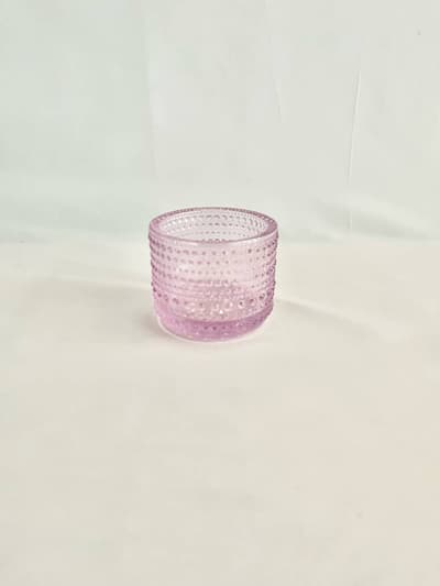 【美品】iittala　カステヘルミキャンドルホルダー　ペールピンク 画像1