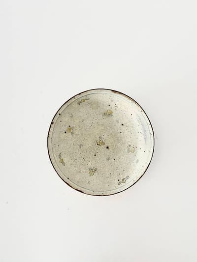 【美品】コウホ窯　市野吉記　　いろ安南　18cm皿 画像1