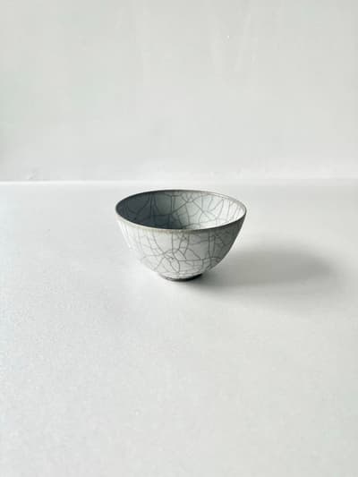 【美品】高田志保　炭入り小鉢　　 画像1