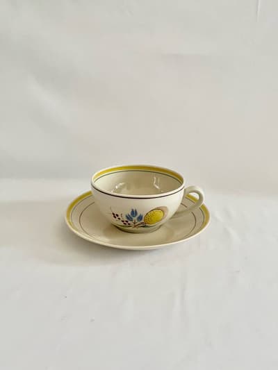 【北欧vintage】ARABIA　 Suomi Windflower　カップ＆ソーサー 画像1