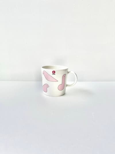 【未使用】iittala  ・ mina perhonen　マグカップ　ピンク　300ml 画像1