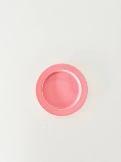 【美品】yumiko iihoshi porcelain　unjour　nuit 　皿 　ピンク 画像1