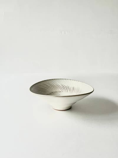 【美品】増田哲士　しのぎ　5寸鉢 画像1