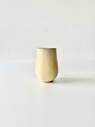 【美品】久保田由貴　タンブラー　益子　黄土 画像1