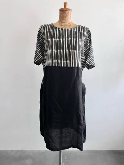 marimekko　切替リネンワンピース　サイズ３４ 画像1