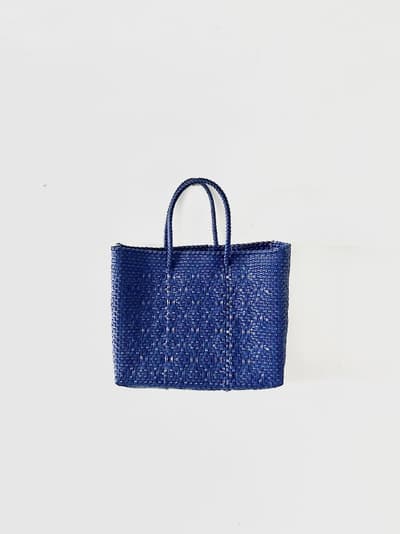 【美品】Letra　メルカドバッグ　XSサイズ　青　ブルー 画像1