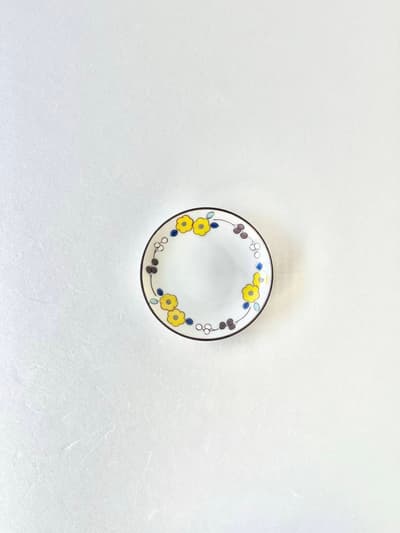 【未使用】九谷焼・ Afternoon Tea　3寸　豆皿 画像1