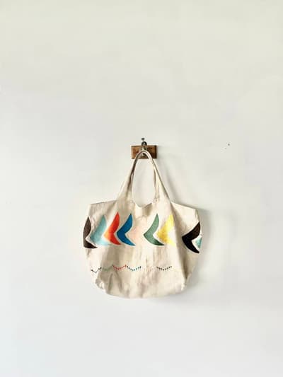 mina perhonen　bird　tambourine　パニーニバッグ　ミナカケル 画像1