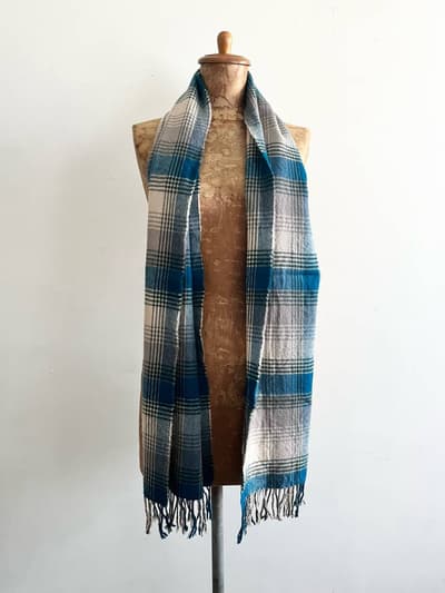 【美品】JOHNSTONS・Leilian ウール　マフラー 画像1