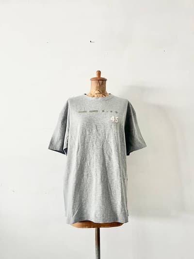 45R　ロゴTシャツ　グレー　サイズ3 画像1