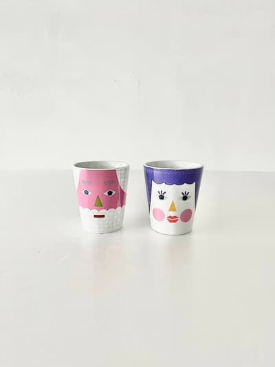 【美品】tupepera tupera　フリーカップ　ペア 画像1