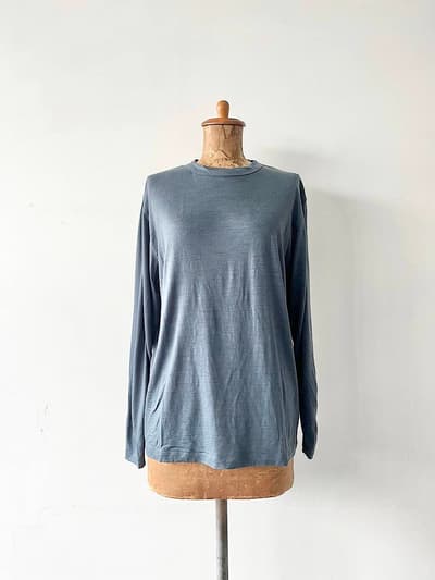 【美品】BATONER　 TROPICAL WOOL CREW NECK　サイズ０　② 画像1