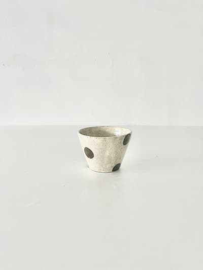 【美品】佐々木智也　水玉マグカップ　フリーカップ 画像1
