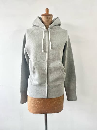 【美品】DRESSTERIOR　吊裏毛ジップアップパーカー　グレー　サイズ2 画像1