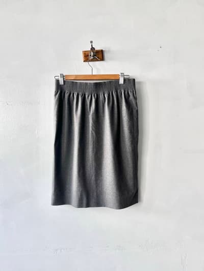 【美品】FENDI　ウール混スカート　サイズ38　グレー 画像1