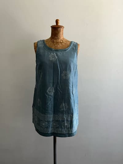 fabindia　レイヤードノースリーブブラウス　サイズS 画像1