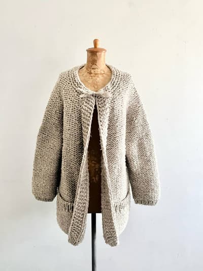 nest Robe　ペルーウールニットカーディガン　フリーサイズ 画像1