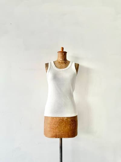 【1LDK】MY・Healthknit　コットン　タンクトップ　サイズ１  画像1