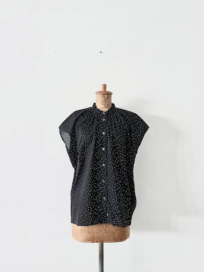 【美品】JOURNAL STANDARD　80ローンタックシャツ　ドット柄 画像1