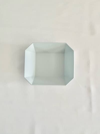 【美品】1616　arita japan TY Square Bowl 　Plain Gray　１ 画像1