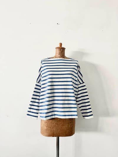 【未使用】Traditional Weatherwear シャツ　BMB SHIRT　BIG MARINE BOATNECK SHIRTS 画像1