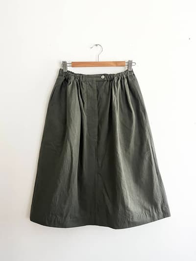 mina perhonen　puro　スカート　khaki　サイズ36 画像1