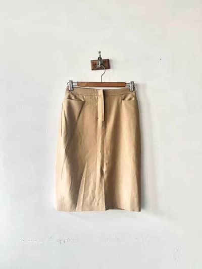 JILSANDER　スカート　ベージュ　ウール　ポリウレタン　36 画像1
