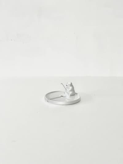 【美品】NECKTIE design office　TEA BAG HOLDER　SHIROKUMA 画像1