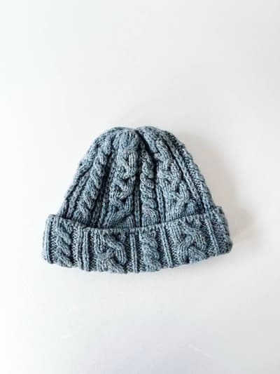 HIGHLAND 2000　ニット帽　British Wool  Cable Bobcap 画像1
