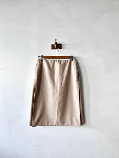 HERMES　ピュアバージンウールスカート　裏地シルク　サイズ38 画像1