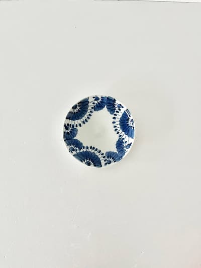 【美品】九谷焼　高原真由美　菊集め　5寸皿　 画像1