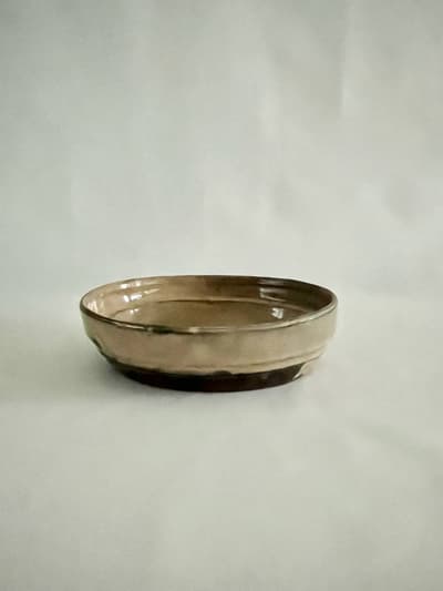 【美品】　松原竜馬　楕円鉢　耐熱　耐火 画像1