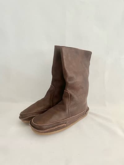 【美品】Jeffrey Campbell　レザーミドルブーツ　MARRON　38 画像1