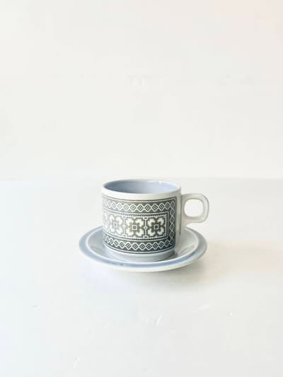 【英ヴィンテージ】HORNSEA　Tapestry　カップ＆ソーサー　1 画像1