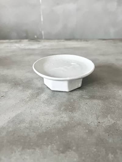 【美品】田鶴濵 守人　面取り台皿・小 画像1