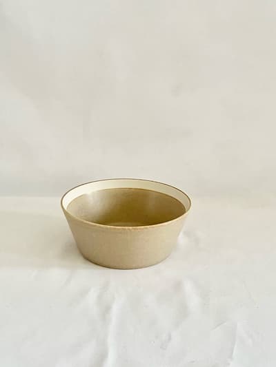 【美品】木村硝子店×イイホシユミコ　　DISHES BOWL 　 sand beige　Sサイズ 画像1