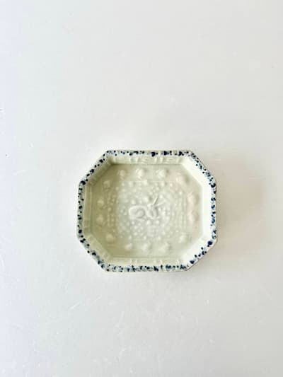 【美品】石井桃子　八角皿　うさぎ 画像1
