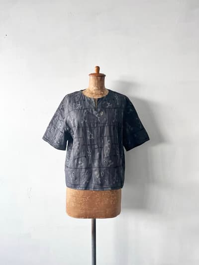 mina perhonen　garden patchwork　ブラウス　38 画像1