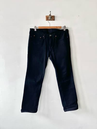 45R　インディゴ　コットンパンツ 画像1