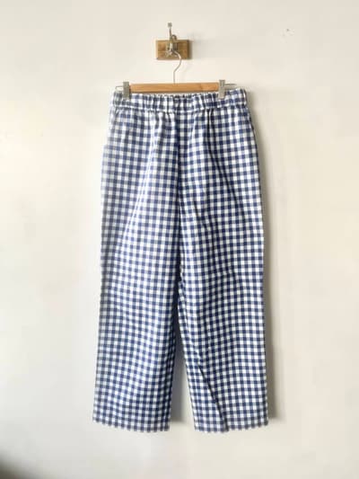 【未使用】maillot ギンガムイージートラウザー サイズ１　Sunset W’s Wide Easy Trouser 画像1