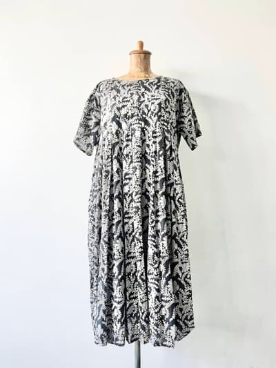 【美品】Maison de soil  ブロックプリントワンピース　サイズ１ 画像1