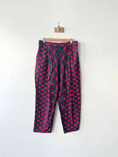【美品】MANANI　アフリカンプリント柄パンツ　フリーサイズ 画像1