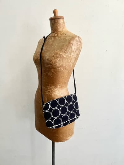 【美品】mina perhonen・merrier BEAMS別注 tambourineポーチ 画像1