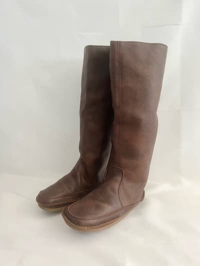 【美品】Jeffrey Campbell　レザーロングブーツ　MARRON　38 画像1