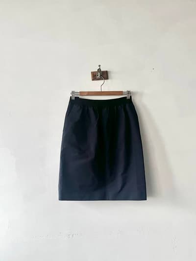CELINE　ナイロンスカート　ネイビー　36 画像1